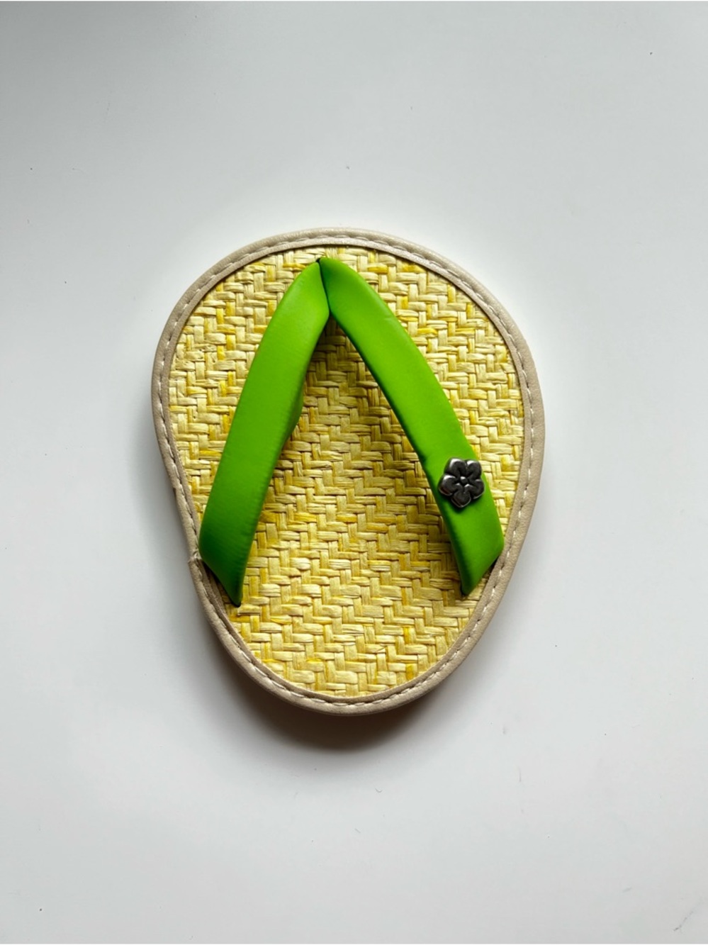 Drinkwear Wine Coaster Flip Flop Island Rattan